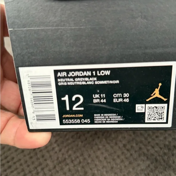 Jordan 1 low SE Infared size 12 - Picture 7 of 8